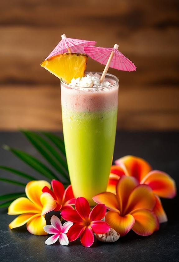tropical drink experience delight