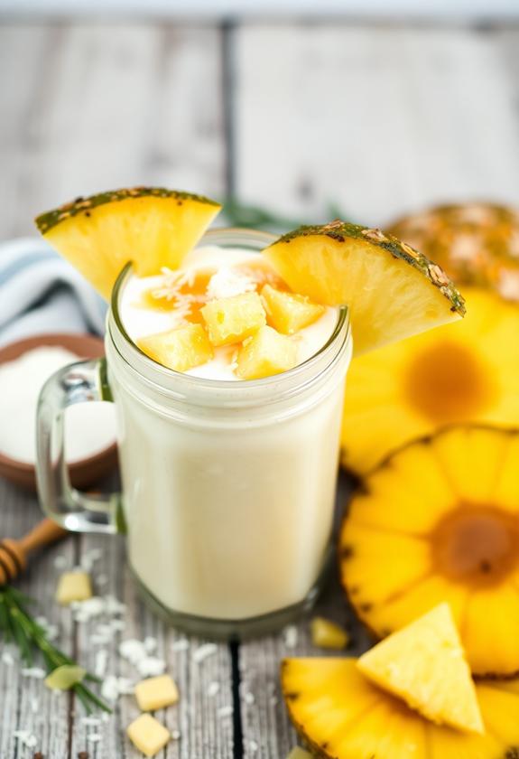 tropical fruit cream delight