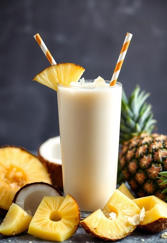 tropical fruit dessert delight