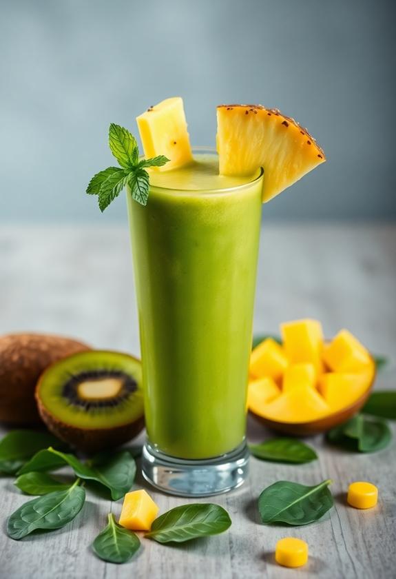 tropical green paradise blend