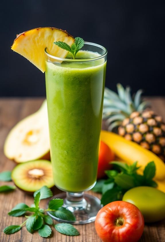 tropical green paradise blend
