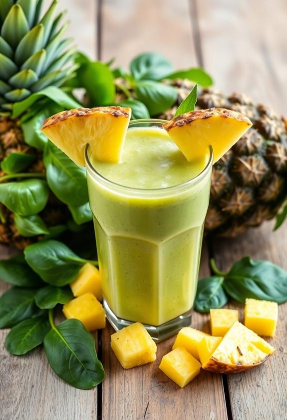 tropical green smoothie blend