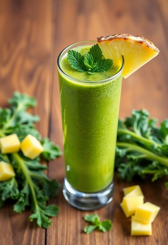 tropical green smoothie blend
