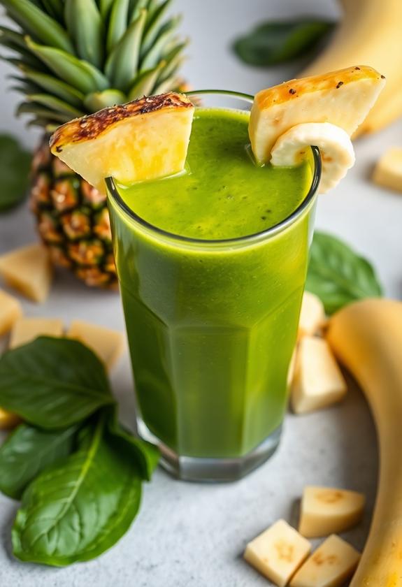 tropical green smoothie mix