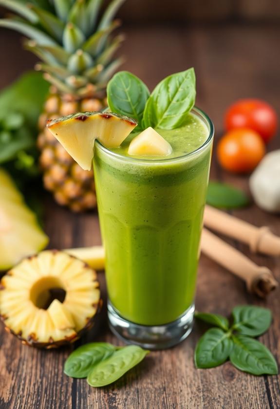 tropical greens fusion blend