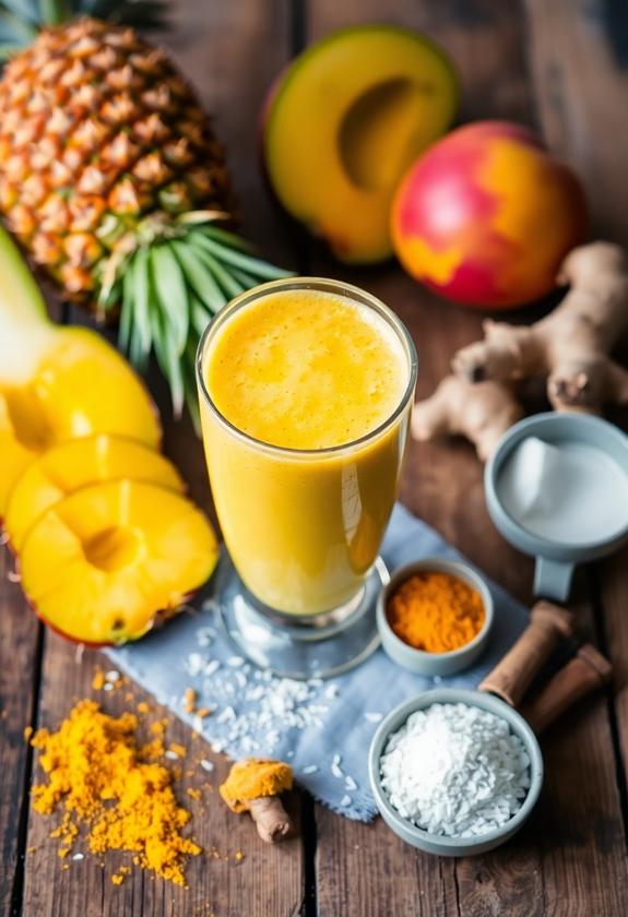 tropical spiced turmeric infusion