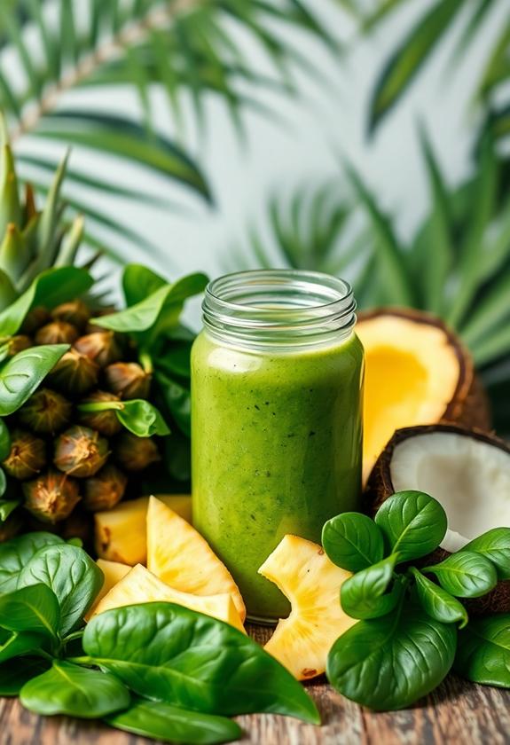 tropical spinach culinary experience