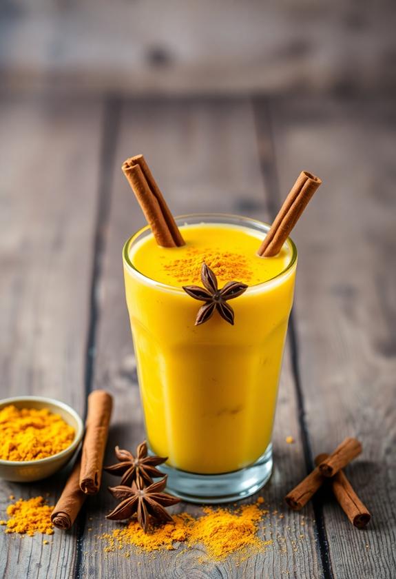 turmeric infused chai smoothie