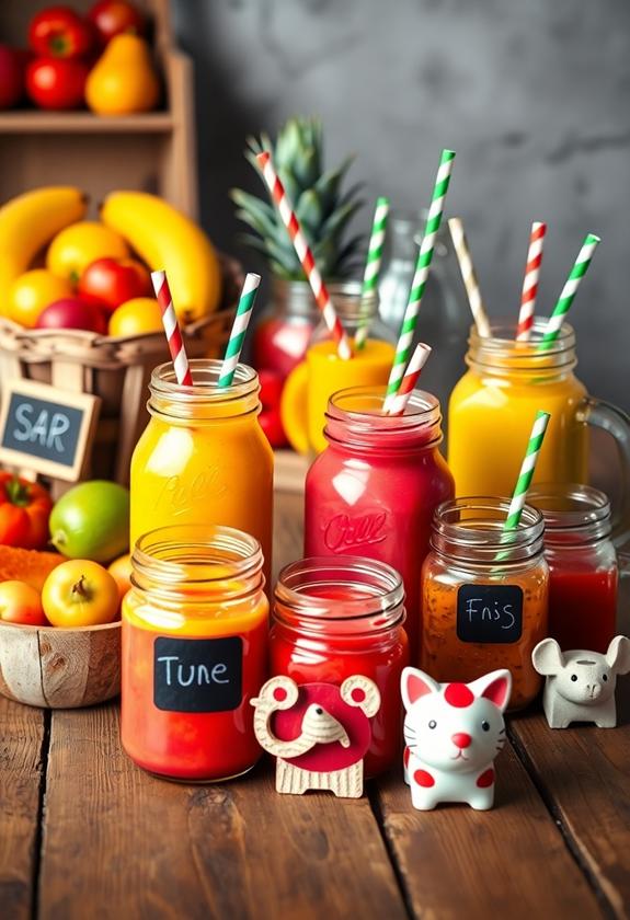 vibrant inviting smoothie aesthetics
