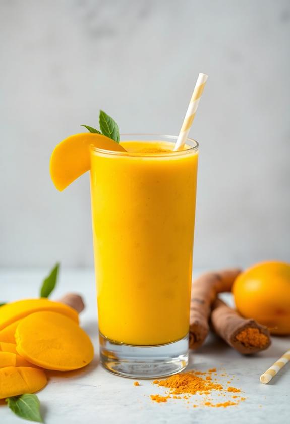 vibrant tropical health drink
