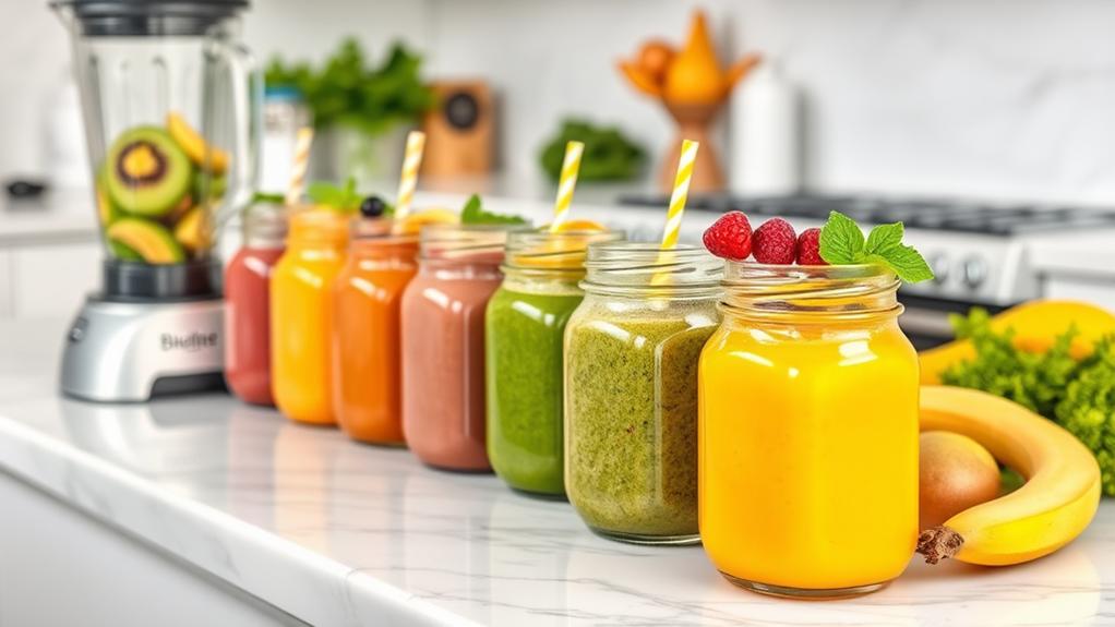 weekly smoothie meal prep