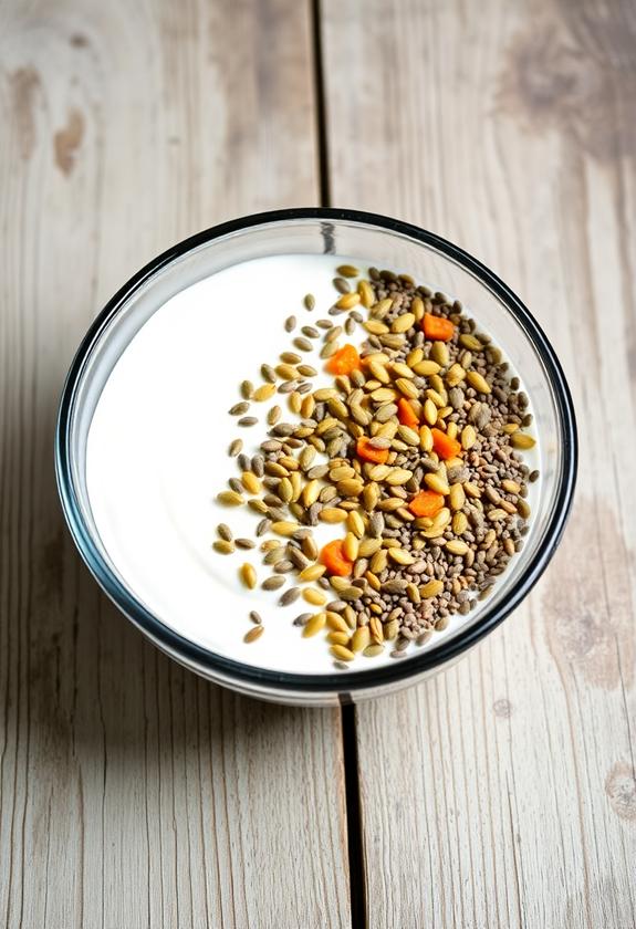yogurt seed blend mixture